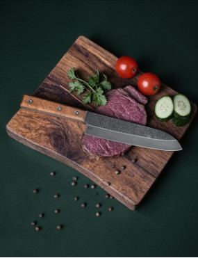 Kitchen knife “Santoku” X12MF