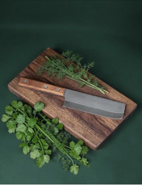 Kitchen knife "Nakiri" with X12MF