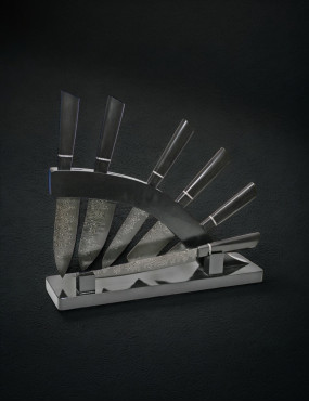  Damascus knife set